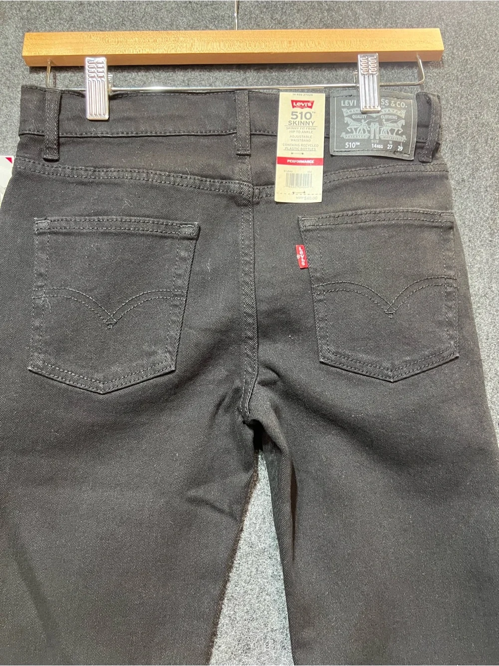 Levi's 510 Skinny jeans -Size Boys 14 Reg 27x29